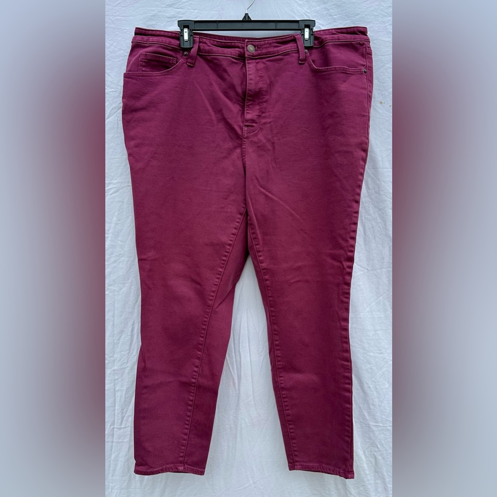 Red denim jeans - Ava&Viv plus size
